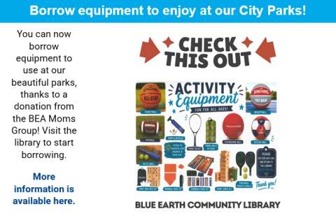 Thanks to the Blue Earth Area MOMS Group (BEA MOMS)